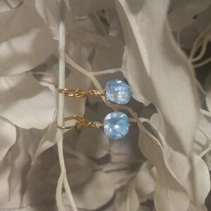 Beautiful blue earrings